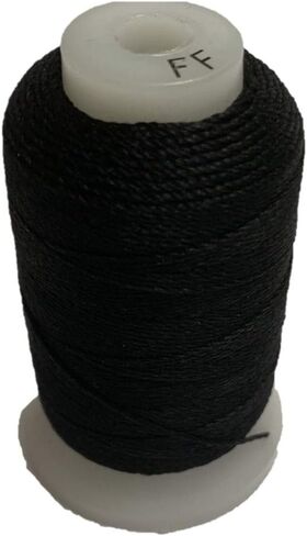 SSCC Black Silk Spool/Silk Cord/Beading Cord/Size F / 140yds / /100% Silk Thread/Jewelry Making/Tassel-Making/Embroidery-Making in Saudi Arabia