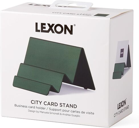 بطاقة Lexon City Card Stand Aluminium (الأخضر الداكن) in Kuwait