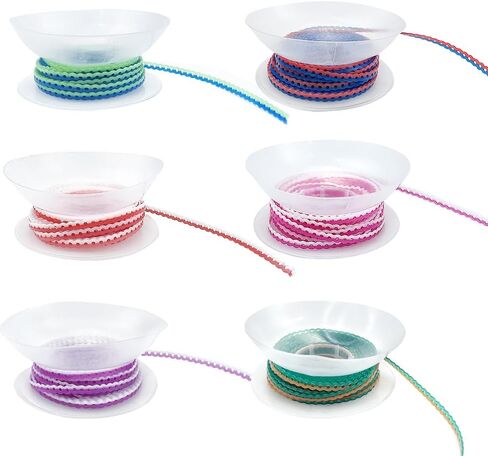 Orthodontic Dental Elastic Chain, YOUYA DENTAL 3 Rolls Color Dental Orthodontic Ultra Rubber Power Chain Elastic Rubber Band for Braces Orthodontic, Continuous, Short Type - 15ft/Roll in Kuwait
