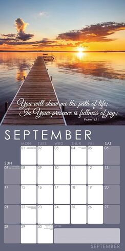 2025 Psalms - 12" x 12" Square Hanging Wall Planner Plastic Free in Kuwait