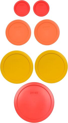 Pyrex Food Storage Plastic Replacement Lid Set (Cobalt Blue, Dark Blue) in Saudi Arabia