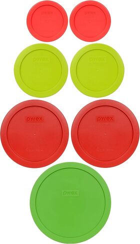 Pyrex Food Storage Plastic Replacement Lid Set (Cobalt Blue, Dark Blue) in Saudi Arabia