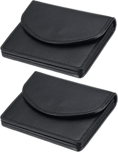 CASE UXCELL PU LEATHER CARTER ، 2PCS اسم بطاقة العمل مع محفظة بطاقة BUSINES in Kuwait