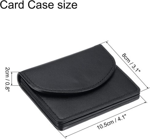 CASE UXCELL PU LEATHER CARTER ، 2PCS اسم بطاقة العمل مع محفظة بطاقة BUSINES in Kuwait