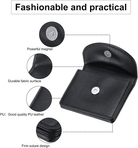 CASE UXCELL PU LEATHER CARTER ، 2PCS اسم بطاقة العمل مع محفظة بطاقة BUSINES in Kuwait