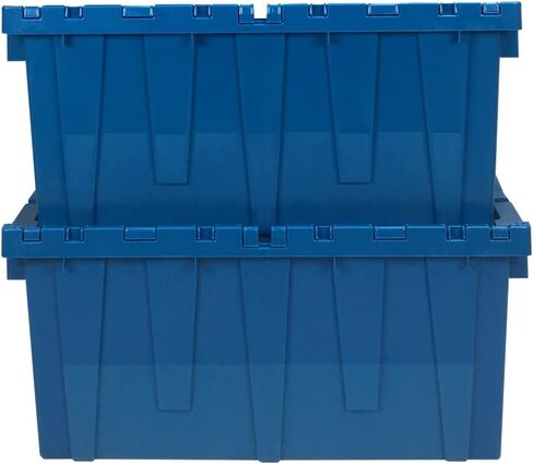 Storage and Packing Plastic Tote Crate (Black, Dolly) in Kuwait
