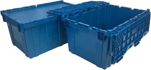 Storage and Packing Plastic Tote Crate (Black, Dolly) in Kuwait