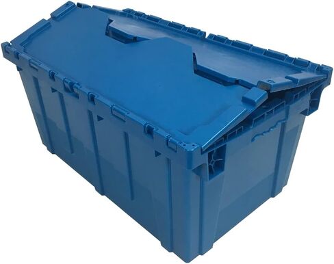 Storage and Packing Plastic Tote Crate (Black, Dolly) in Kuwait