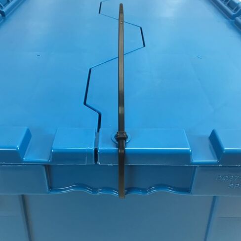 Storage and Packing Plastic Tote Crate (Black, Dolly) in Kuwait