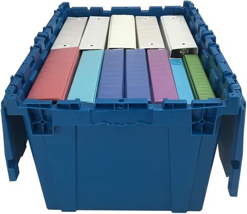 Storage and Packing Plastic Tote Crate (Black, Dolly) in Kuwait