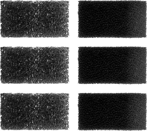 Replacement Aquarium Filter Sponge, Fish Tank Filter Replacement Parts, Including 2 x Coarse Sponge, 2 x Fine Sponge & 4 x Carbonized Sponge in Kuwait