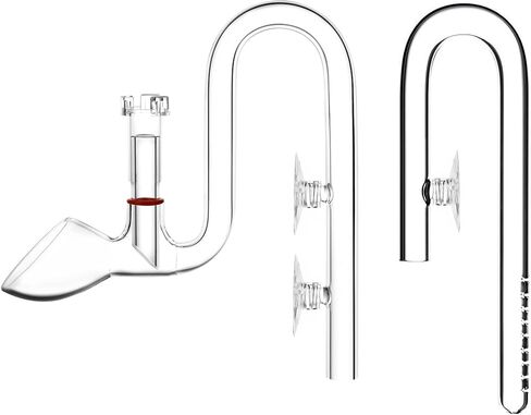 Mini Skimmer Lily Pipe Outflow and Inflow Kit for Nano Planted Tanks (10mm for 3/8'' i.d. (9/12mm) tubing) in Saudi Arabia