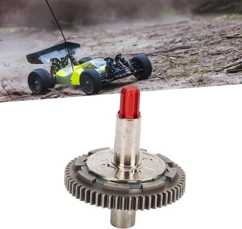 57T RC Clutch Spur For Arrma ، Aluminium Alboy Steel RC Slipper Clutch ، RC Car Clipper Clutch Presentive for Arrma for Senton for Vorteks for Big Rock for (Red) in Kuwait