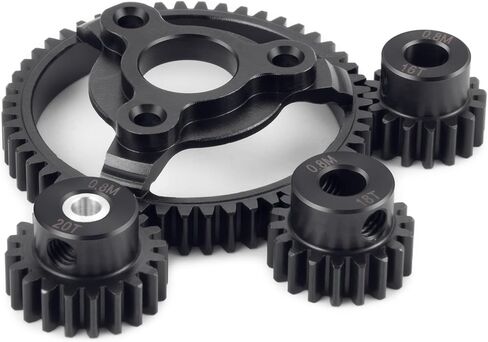40CR الصلب 32P 0.8M 50T-58T تروس تروس ترس الحركية ل 1/10 TRA-XXAS SLASH 2WD ROSTLER Stampreed Parts (56T) in Saudi Arabia