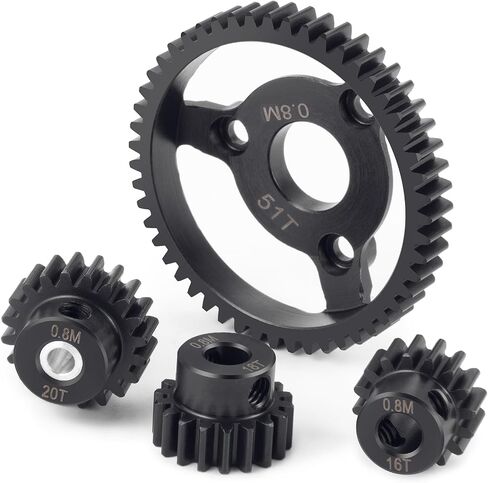 40CR الصلب 32P 0.8M 50T-58T تروس تروس ترس الحركية ل 1/10 TRA-XXAS SLASH 2WD ROSTLER Stampreed Parts (56T) in Saudi Arabia