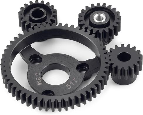 40CR الصلب 32P 0.8M 50T-58T تروس تروس ترس الحركية ل 1/10 TRA-XXAS SLASH 2WD ROSTLER Stampreed Parts (56T) in Saudi Arabia
