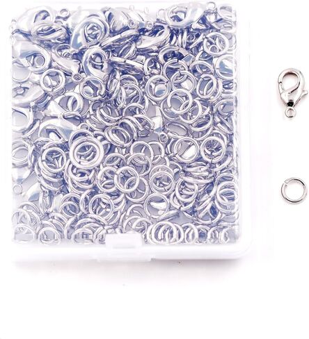 Jewelry Findings Kit with for Jewelry Making, 1100Pcs Open Jump Rings and Lobster Clasps, A7 Ordinary Quality in Saudi Arabia