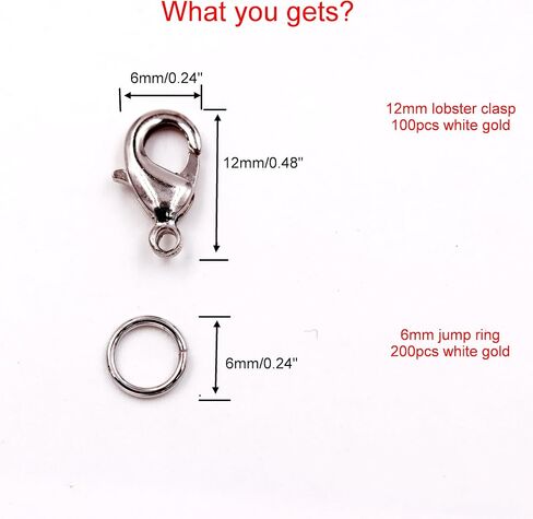Jewelry Findings Kit with for Jewelry Making, 1100Pcs Open Jump Rings and Lobster Clasps, A7 Ordinary Quality in Saudi Arabia