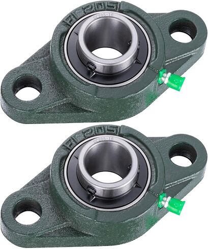 Pillow Block Bearing 1 inch Shaft Bore, Solid Cast Iron Base, Swamp Cooler Parts, Self-Aligning, UCP205-12, Pack of 2 in Saudi Arabia