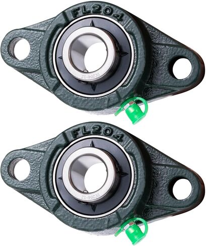 Pillow Block Bearing 1 inch Shaft Bore, Solid Cast Iron Base, Swamp Cooler Parts, Self-Aligning, UCP205-12, Pack of 2 in Saudi Arabia