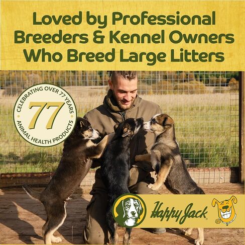 Happy Jack Flexenhance Dog Hip and Joint Supplement with Skin & Coat Support Plus (80 Chewable Tabs), Improve Flexibility & Mobility, Glucosamine, Green Lipped Mussel, Fish Oil in Kuwait