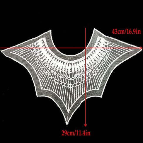 شبكة جديدة من MESH ORGROIDERY THESSINGERIKE LAPE CLOTING DIY Lace Lace (White) in Kuwait