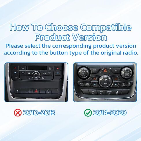 14 Inch Touch Screen Android 13 Car Radio for Dodge Durango Stereo Upgrade Tesla Style Head Unit Multimedia Player Android Auto Carplay GPS Navigation (2014-2020 Year) in Kuwait