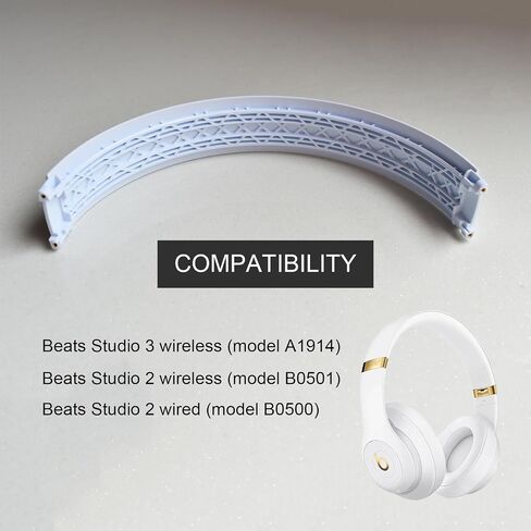 Studio 3 Headband - Replacement Parts Specifically Designed for Beats Studio 3 / A1914 Studio 2 Wired/Wireless Headphones (Matte Black) in Saudi Arabia
