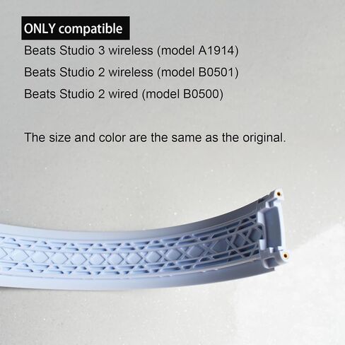 Studio 3 Headband - Replacement Parts Specifically Designed for Beats Studio 3 / A1914 Studio 2 Wired/Wireless Headphones (Matte Black) in Saudi Arabia
