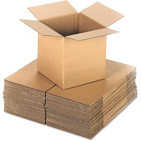 30 Pack 6x6x6 inches Shipping Boxes Small Cardboard Boxes for Packing, Moving, Mailing, Brown
