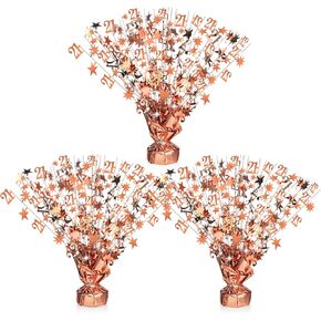 3 Pcs Daisy Birthday Party Decorations Daisy Flower Table Decor Daisy Boho Party Groovy Daisy Decor Metallic Gleam Foil Spray Centerpieces for Birthday Shower Wedding Retro Hippie Party