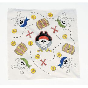 متعة Express Color BAIRATE BANDANAS - مجموعة من 12 - DIY الحرف اليدوية للأطفال والأنشطة الحزبية
