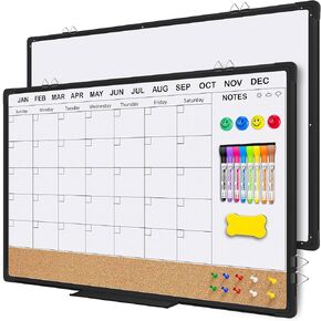 eaone 36x24 في تقويم لوحة أبيض مزدوجة و Cork Corn