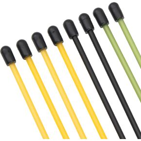 8Pcs ShareGoo Plastic Antenna Tube with Cap for RC Car Boat FPV Drone Quadcopter 2.4G Receivers,Multicolor