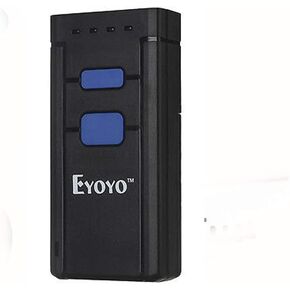 Eyoyo EY2877 Portable Bluetooth Barcode Scanner Wireless, CCD Mini Handheld CMOS UPC USB Barcode Reader Compatible for POS, iPad, iPhone, Android Phones, iOS Work for Store, Book, Library Inventory