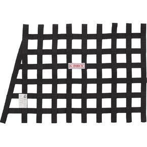 G-Force 4134RD Red Angled Front Ribbon Window Net