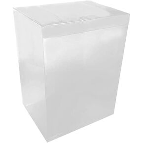 حالات شاشة CLEAR CASEROTTORT CASETS PLASTIC لمربع أرقام VINYL 6 بوصة (5 عبوات)