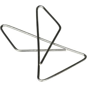ACCO Ideal Clamps, Steel Wire, Large, 2-5/8 inch, Silver, 12/Box