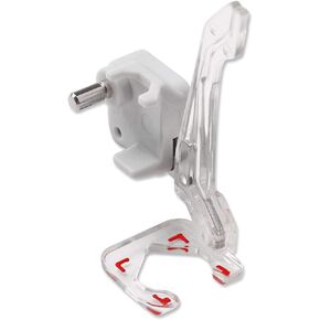DreamStitch 820780096 Open Toe Free Motion Poot Fore for PFAFF Creative 2124 ، 2140،2144،7550،7570 تعبير خياطة اللحف 4.0،4.2 ، التعبير 3.5،3.2،3.0،2.0،2014،2024،2034 ، Hobby 4240،4250-820780096