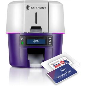 2ID Enterrust Sigma DS2 Duplex Badge Printer | النموذج 525301-005 | طباعة شارة مهنية ومتعددة الاستخدامات لشارات هوية الشركات والطالب