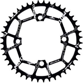 Bike Chainring 40T 42T 44T 46T 48T 50T 52T 104mm BCD Round Chainring Narrow Wide Tooth Aluminum Bicycle Chainring for Mountain Bike Road Bike MTB BMX
