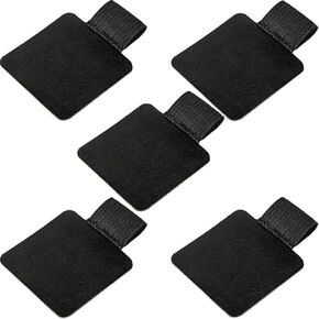 5 PCS PEN LOOP HOLDER for Notebooks Journals Plannals CASE ، حامل قلم رصاص من جلد لاصق ذاتي مع حلقة مرنة للأقلام ، قلم Apple ، قلم القلم -
