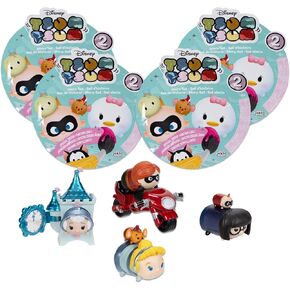 Disney Tsum Tsum Disney Friends Mini Figures Story Sets in Blind Packs Includes 4 Blind Bags to Open from Wave #2