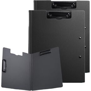 2PCS A4 Clipboard Folder A4 Binder File Folder Double Clips Metal Clip for Office Medical Field School 12.79''L X 9.65''W