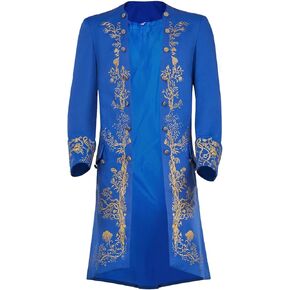 SIDNOR Prince Dan Stevens Blue Uniform Cosplay Costume Outfit Suit