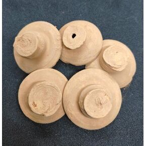 Mini Clay Cap Broken 200 gms ، Saffron