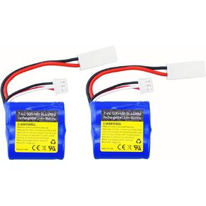 ملحق 2pcs 7.4v 600mah Odamiya Plug Lithium بطارية Lithium لـ UDI001 UDI008 UDI020 قارب RC عالي السرعة المبرد بالمياه