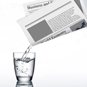 SUMAG Drink Water in Newspaper Magic Tricks The Newspaper Hidden Water for Magicians Funny Magic Stage Illusions Gimmicks Mentalism Props