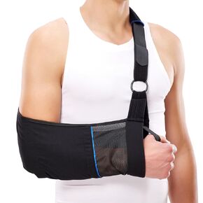 Comforband Arm Sling – Lightweight & Breathable Medical Sling with Adjustable Shoulder Strap for Torn Rotator Cuff, Broken or Fractured Forearm Bones, One size fits most