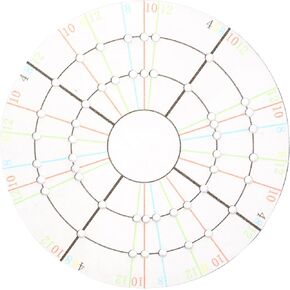 NUOBYSTY CERAMIC ROUND CLAY CLAY DISPLATE POTTERY CIRCLE DISPIDE